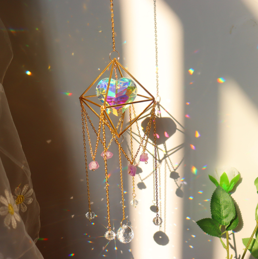 Hearts Hanging Crystal Prism | Suncatchers | 4 Styles