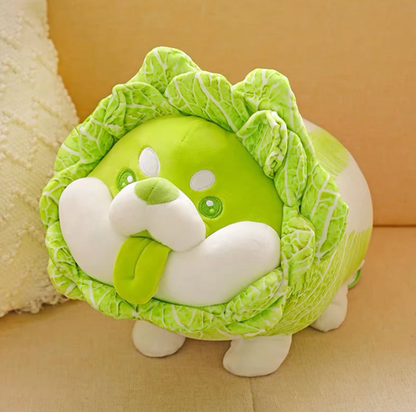 Different Sizes 20-50cm Cute Japanese Vegetable Dog Plush Toy