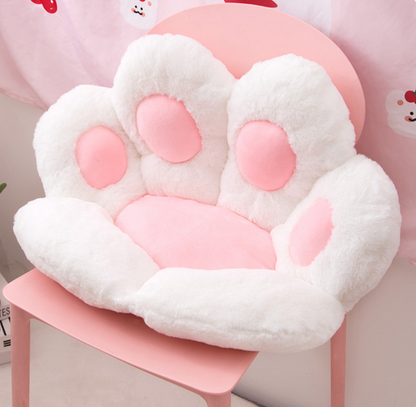 3 different colors Cute Cat Paw Back Pillows