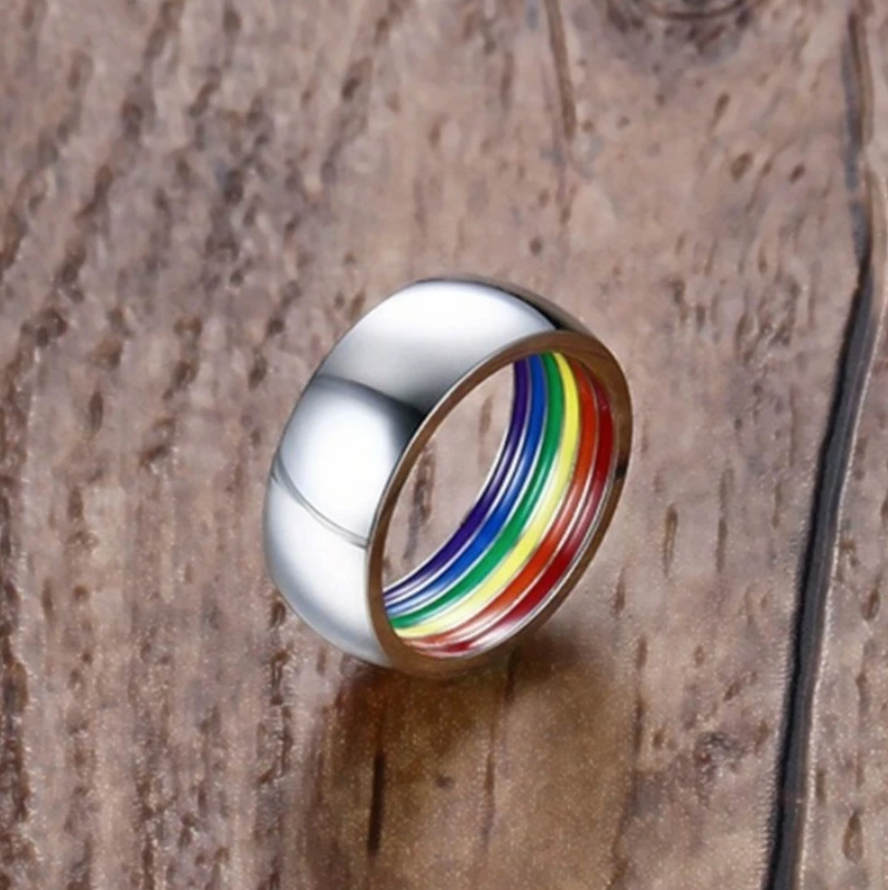 Rainbow flag Colorful ring