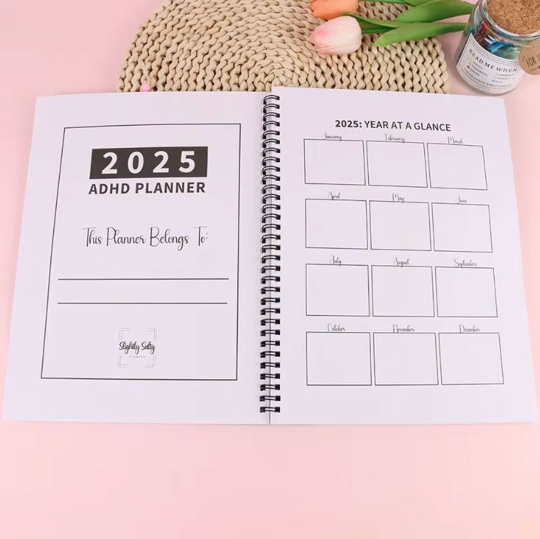 2025 Funny ADHD Planner For Adults