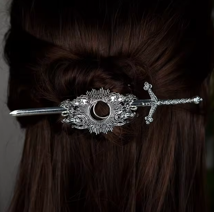 Ethereal Fantasy Sword Viking Dragon 5 Styles Hair Clip