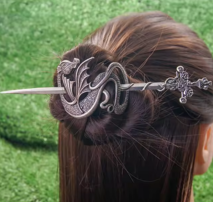 Ethereal Fantasy Sword Viking Dragon 6 Styles Hair Clip