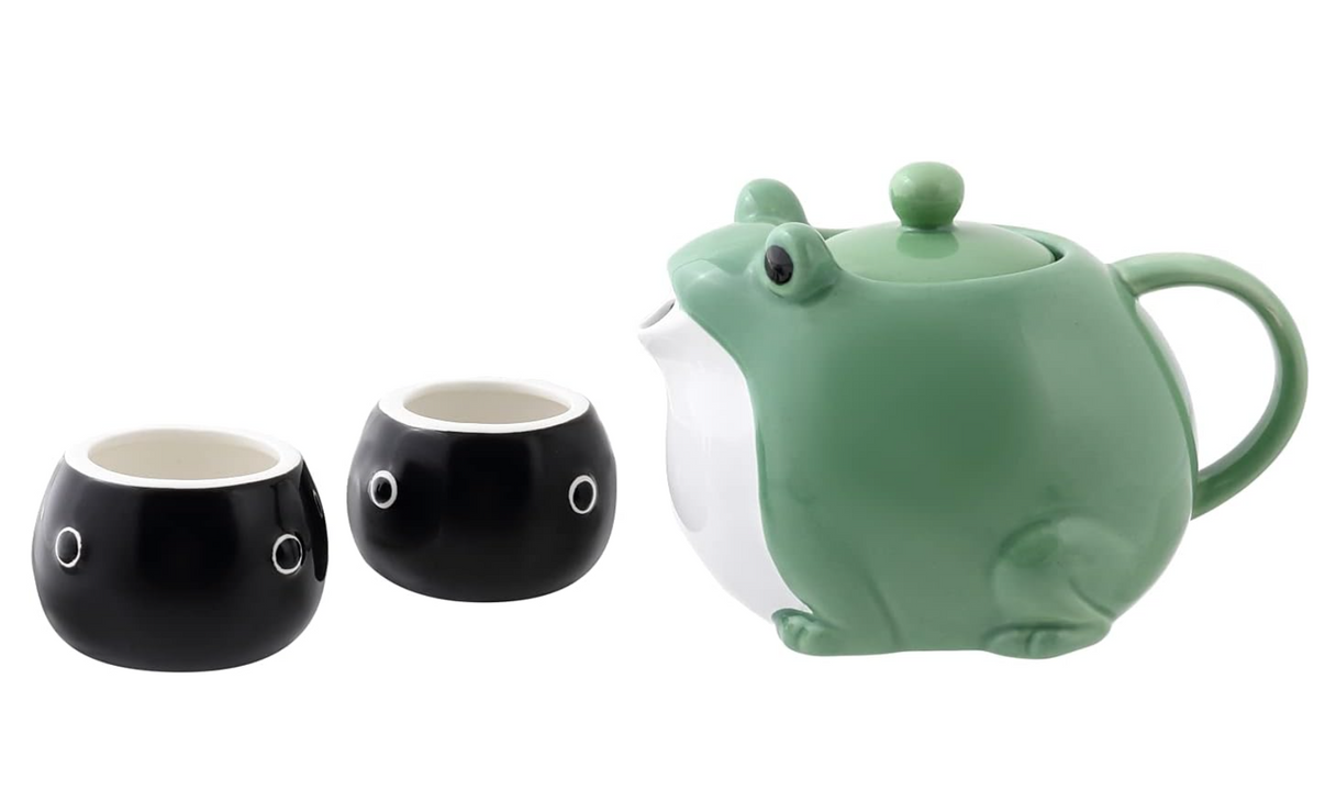 Tea Set Frog & Tadpole Lavender Constellation 🌙