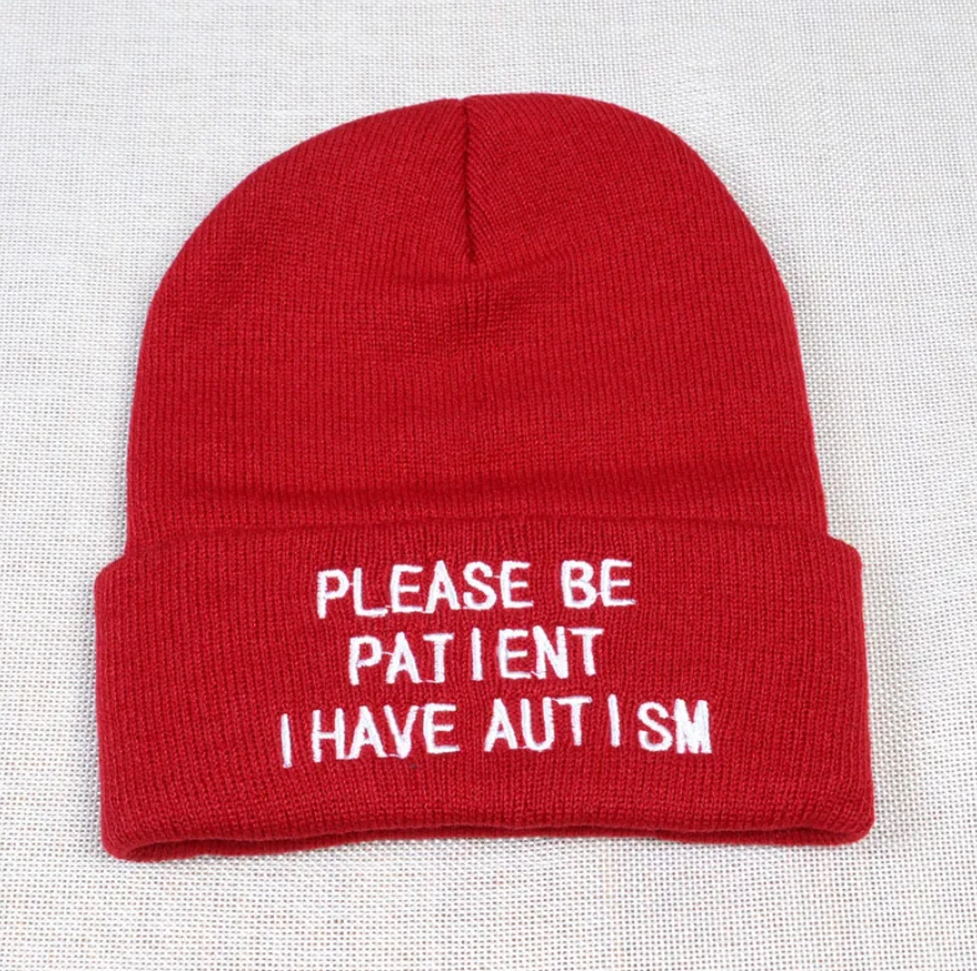 Please Be Patient I Have Autism Cuffed Beanie | Autism Awareness Hat