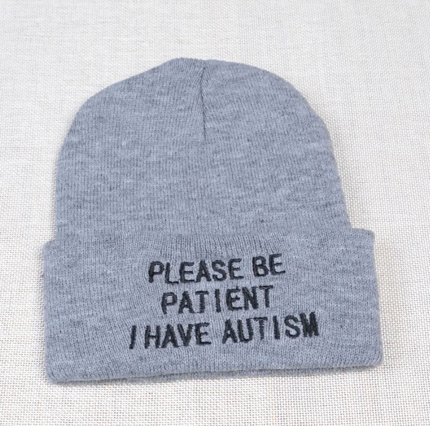 Please Be Patient I Have Autism Cuffed Beanie | Autism Awareness Hat