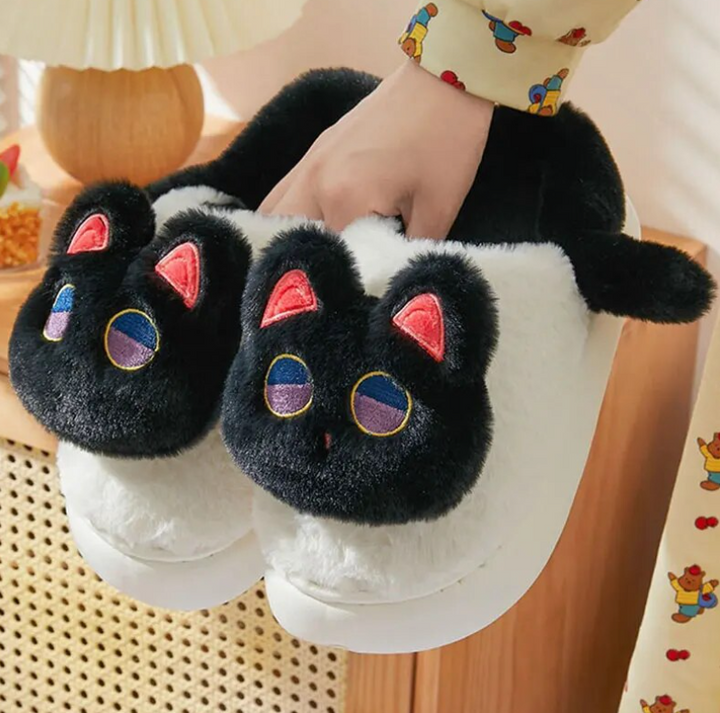 Adorable Cats Cozy Winter Warm Slippers