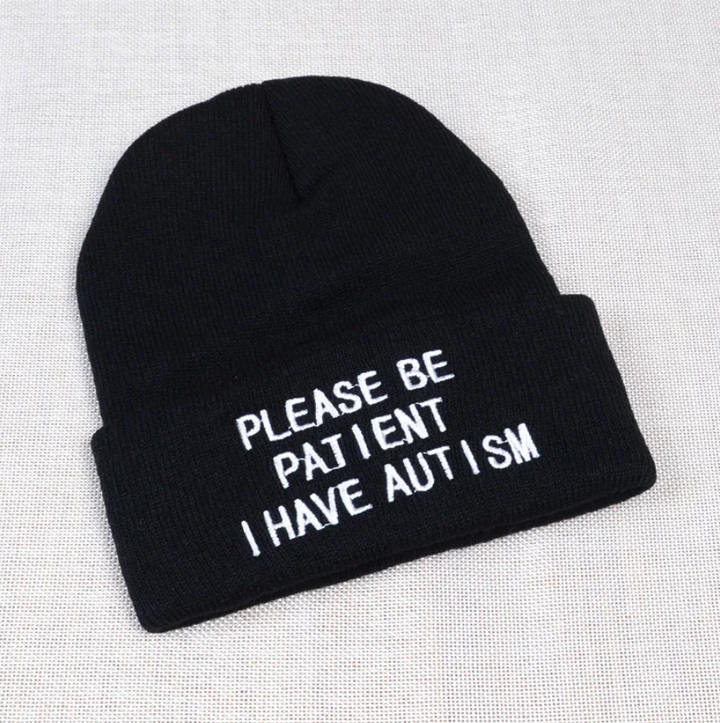 Please Be Patient I Have Autism Cuffed Beanie | Autism Awareness Hat