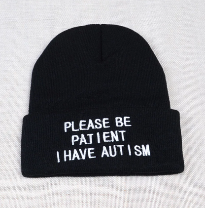 Please Be Patient I Have Autism Cuffed Beanie | Autism Awareness Hat