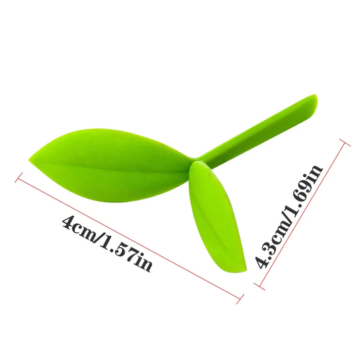6 pcs Silicone Leaf Bookmark
