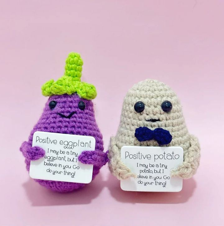 Handmade Crochet Positive Friends