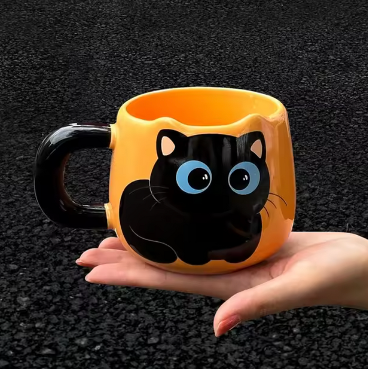 Adorable Ceramic Cat Mug 2 Styles