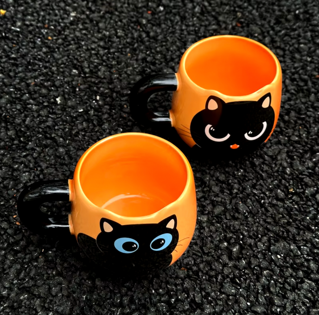 Adorable Ceramic Cat Mug 2 Styles