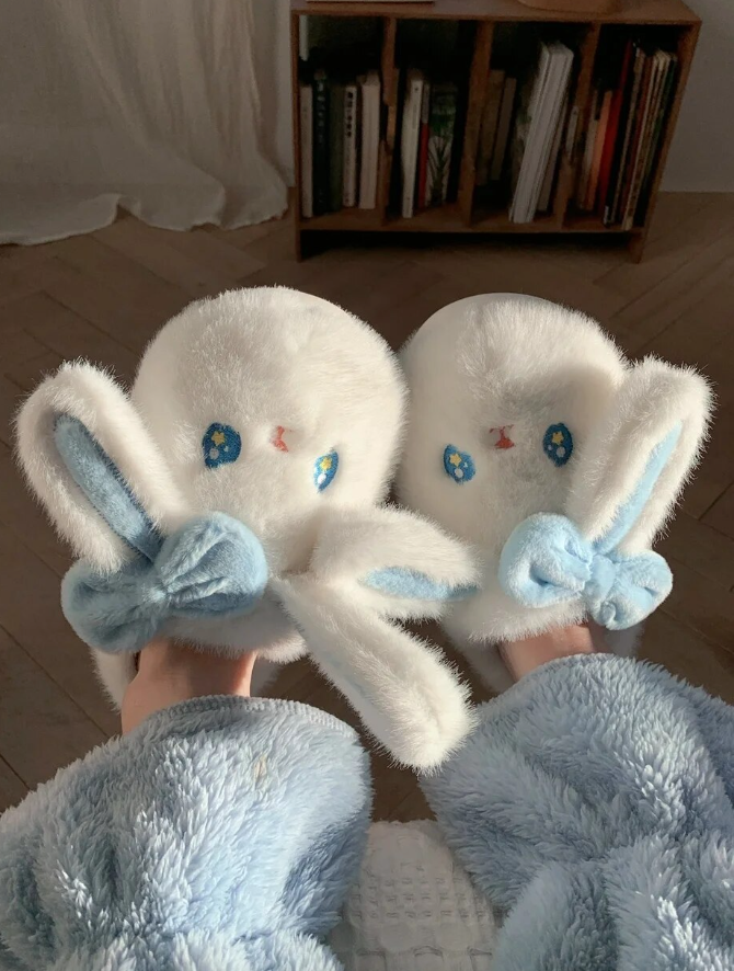 Kawaii Bunny Soft Winter Slippers