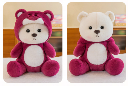 Bear with a hoodie adorable plush