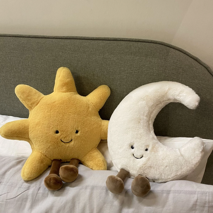 Adorable Sun and Moon Sunshine Decorative Plush Pillows