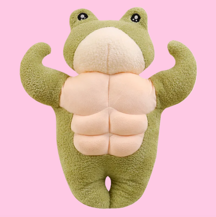 Buff Funny Frog and Duck Plushies