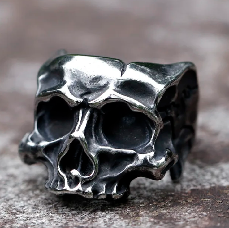 Skull Silver Ring