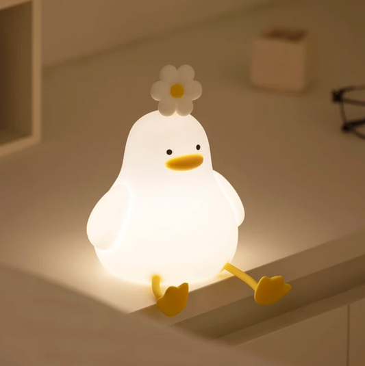 Adorable Cottagecore LED Squishy Duck Lamp