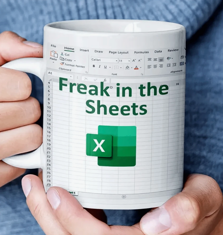 Funny Excel Coffee Ceramic Mug