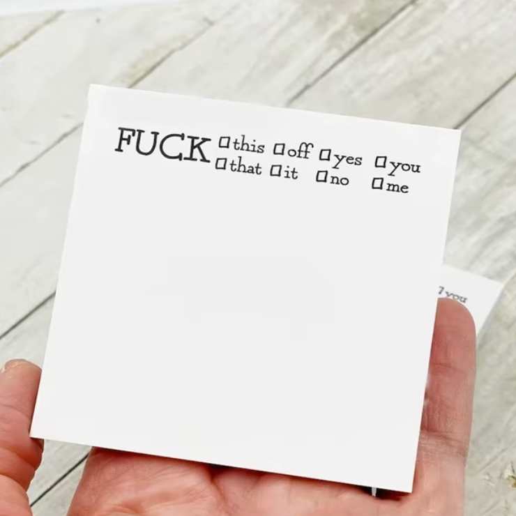 Funny Relatable sticky notes 5 Styles