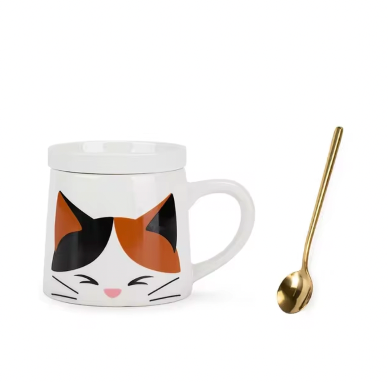 Funny Cat Mouth Ceramic Mug