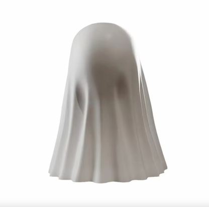 Funny Ghost with Middle Finger Figurine Halloween decor