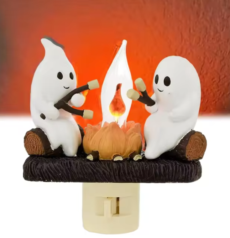 Spooky Campfire Ghosts Night Light