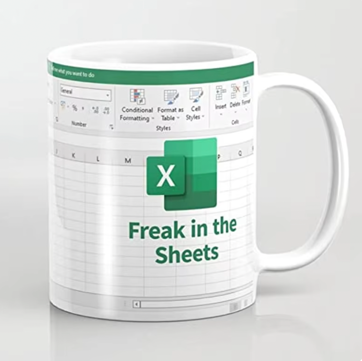 Funny Excel Coffee Ceramic Mug