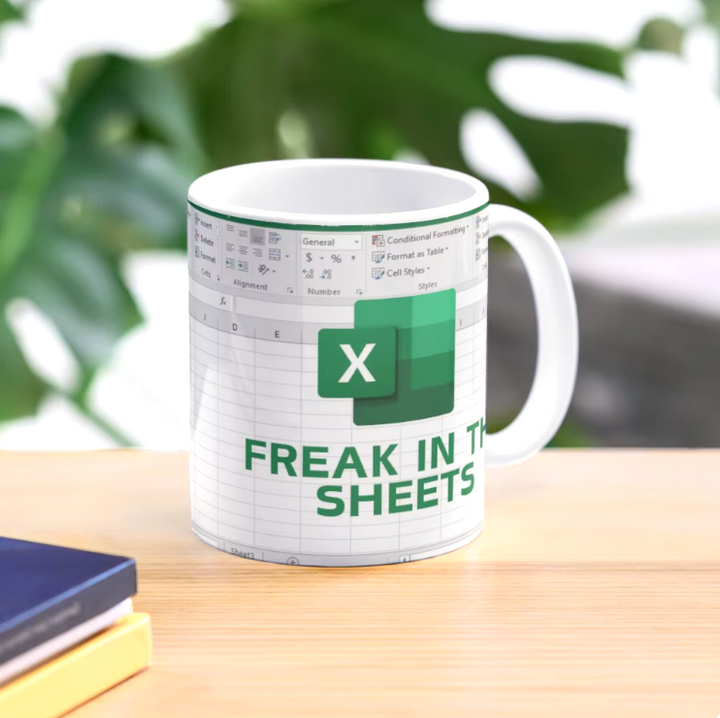 Funny Excel Coffee Ceramic Mug