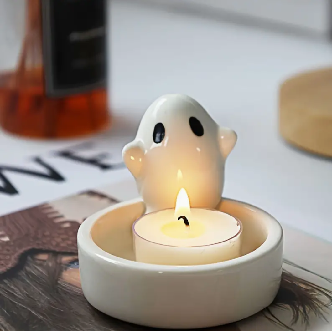 Adorable Ghost Candle Holder