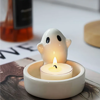 Adorable Ghost Candle Holder