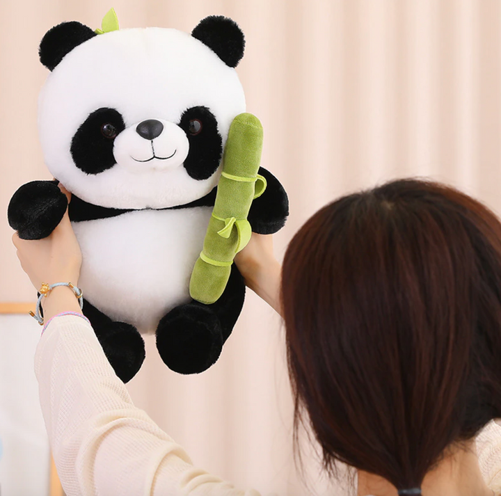 Panda in a Bamboo Plush