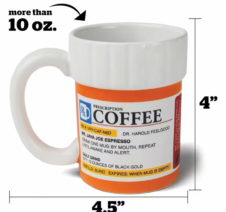 Funny Prescription Coffee Ceramic Mug