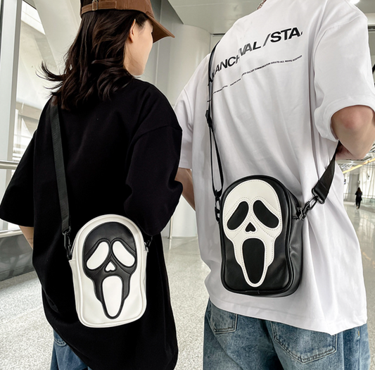 Ghostface Mask Crossbody Bag