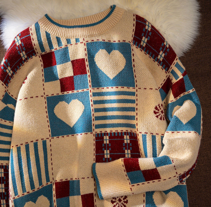 Cozy Autumn Hearts Sweatshirt