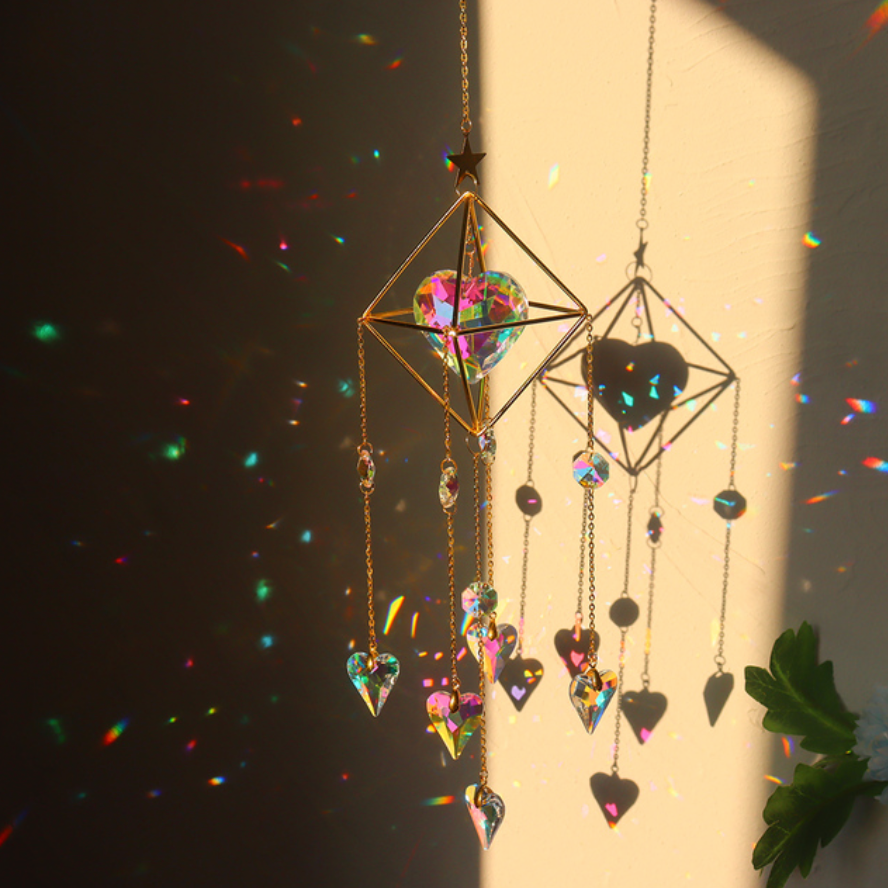 Hearts Hanging Crystal Prism | Suncatchers | 4 Styles