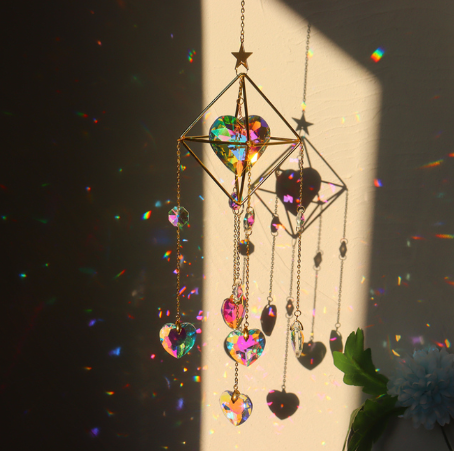 Hearts Hanging Crystal Prism | Suncatchers | 4 Styles