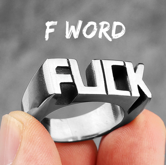 Funny F.ck You Rings