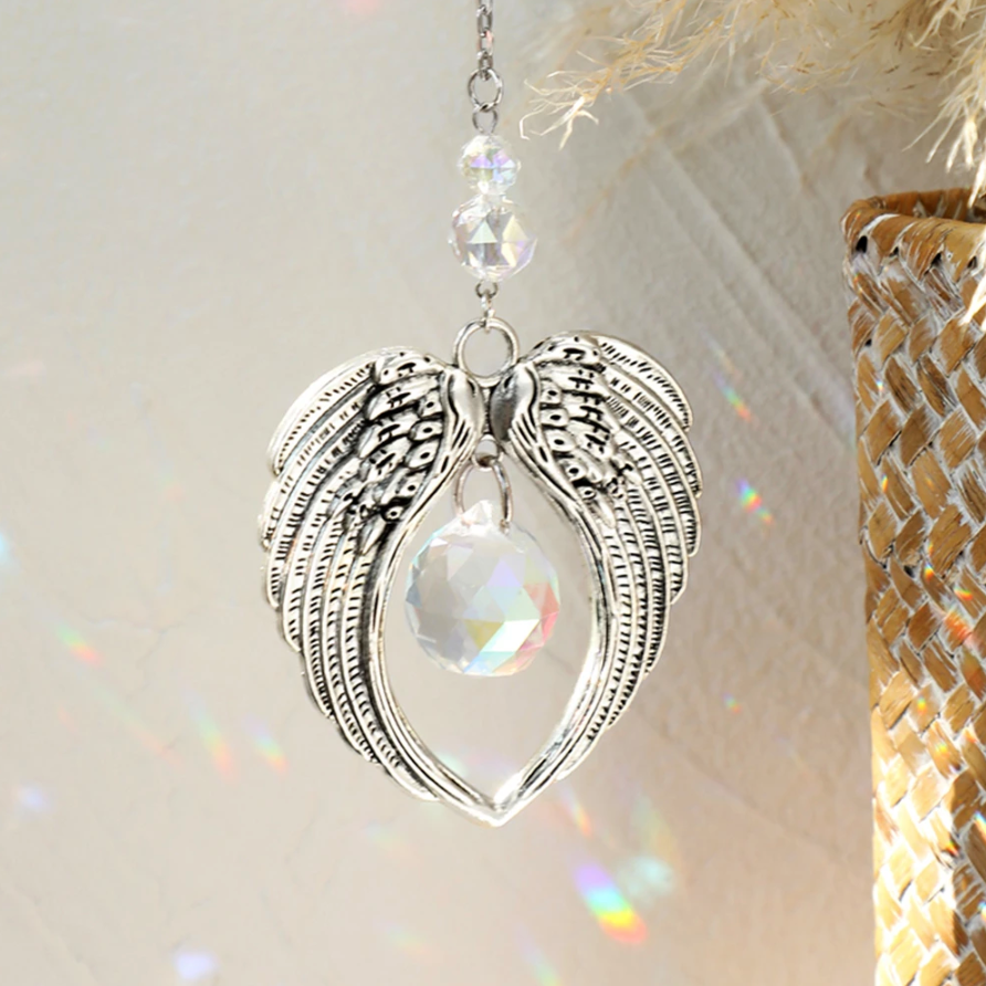 Angel Wings Hanging Crystal Prism | Suncatchers | 1 Style