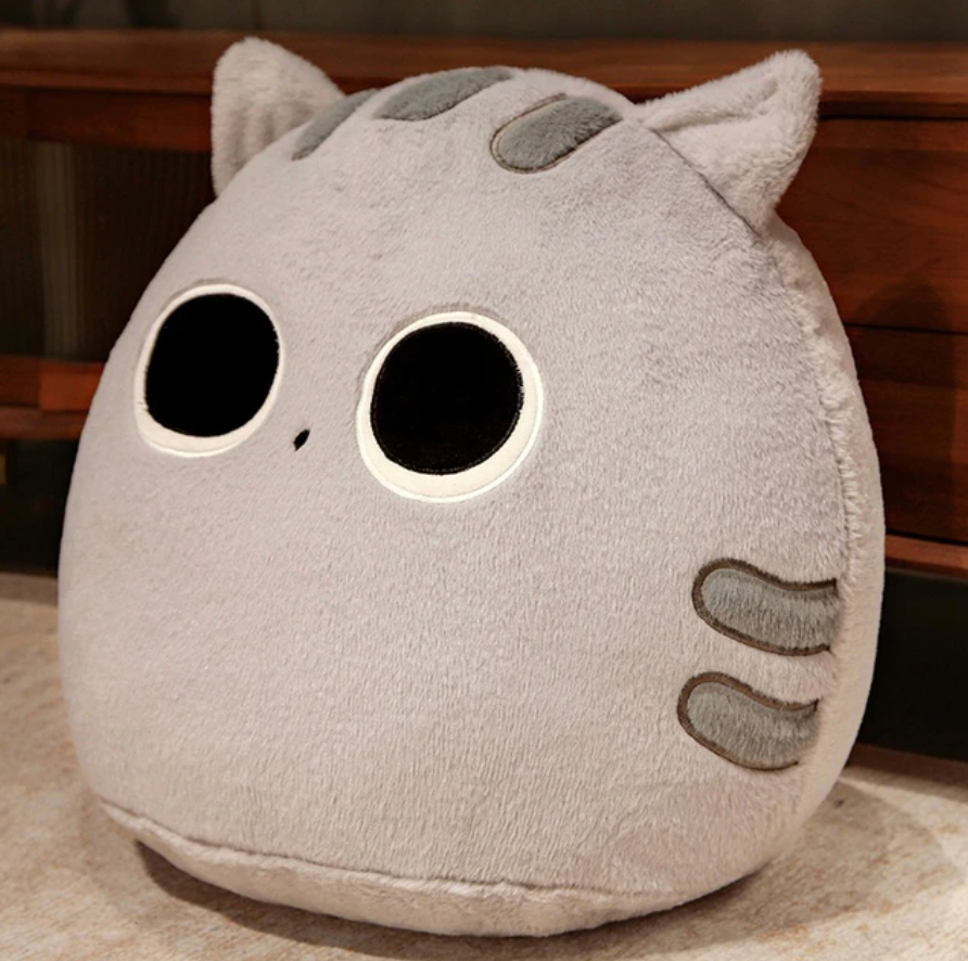 Soft Kawaii Cat Plush - 4 Available Colors