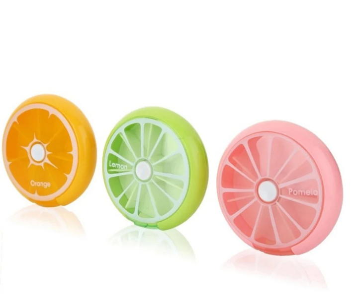 Fruit Pill Containers - 3 Pack