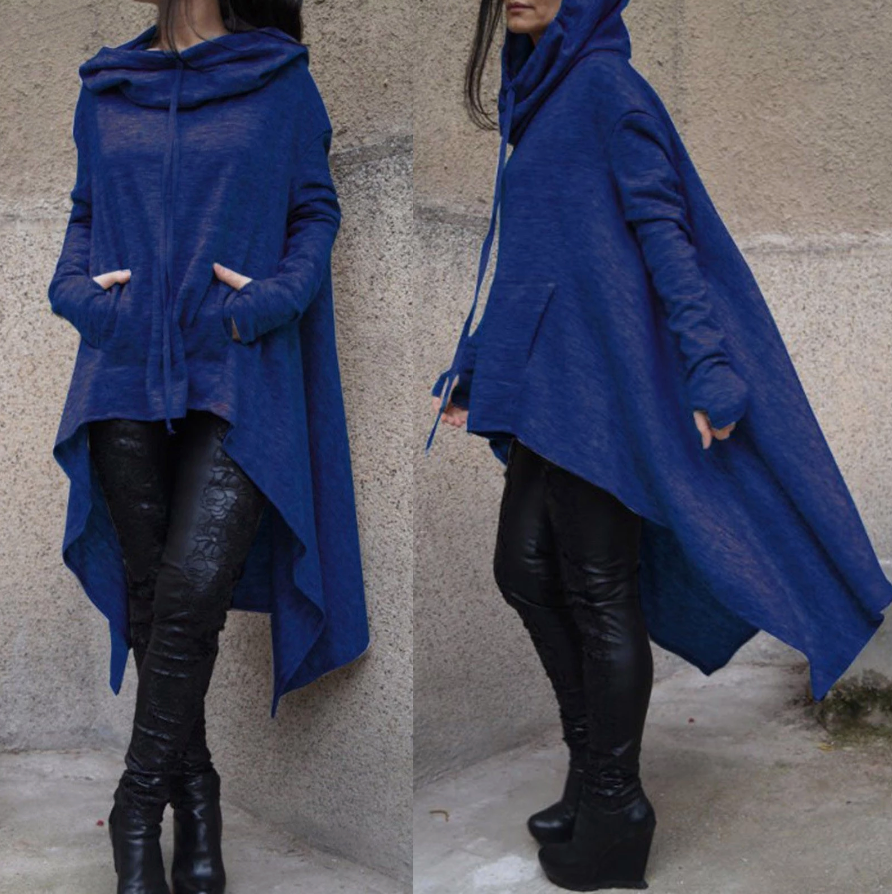 Asymmetrical Oversized Pullover Hoodie