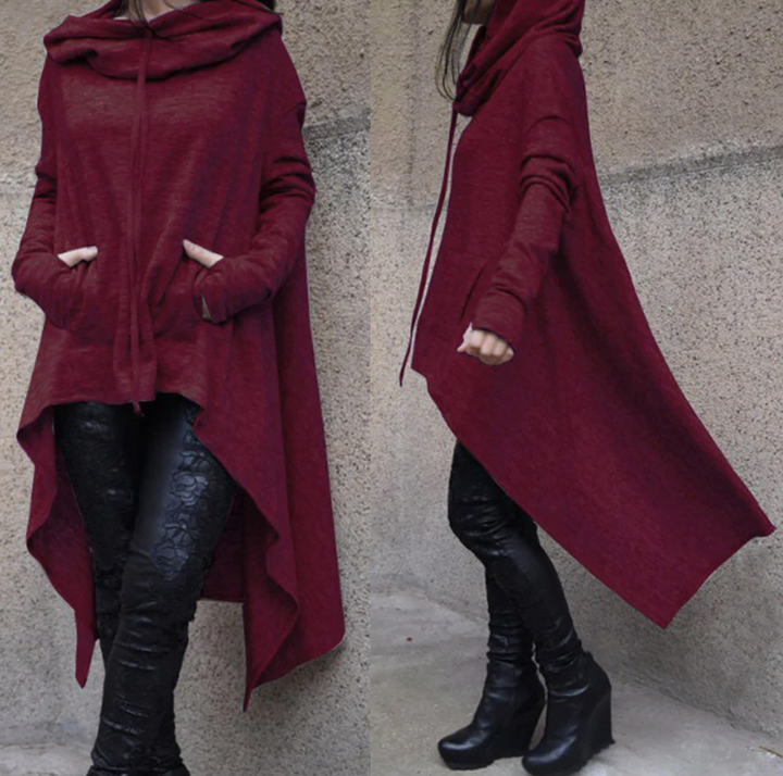 Asymmetrical Oversized Pullover Hoodie