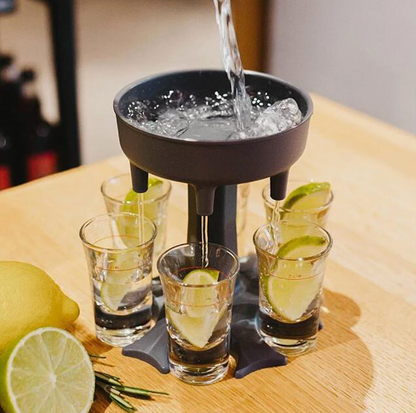 6 Shot Glass Dispenser and Holder