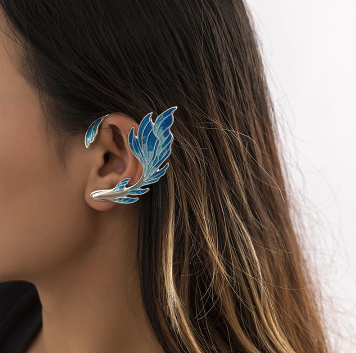 Betta Fish Ear cuffs Without Perforation