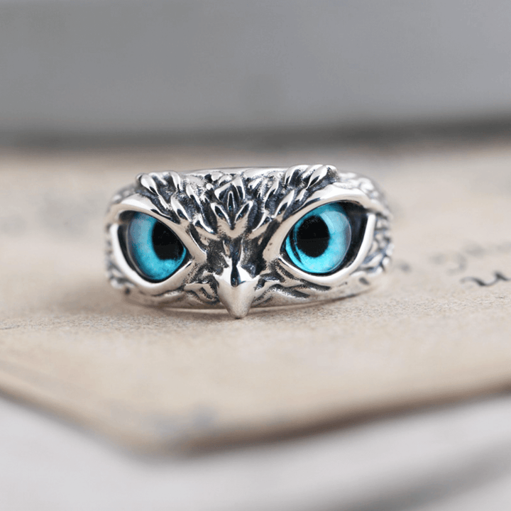 Adjustable Eyes Owl Ring