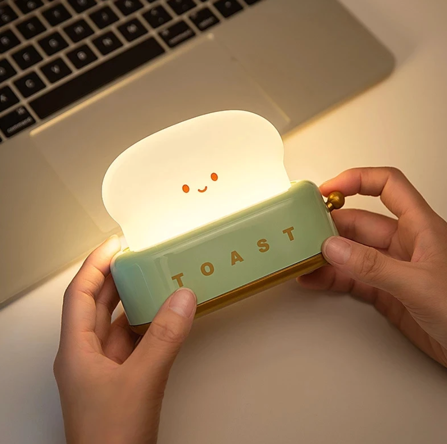 Adorable Toast Night Light