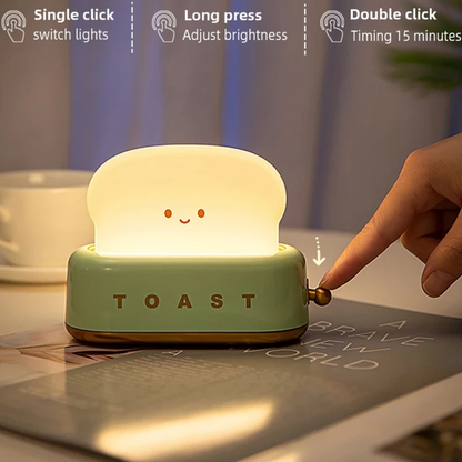 Adorable Toast Night Light