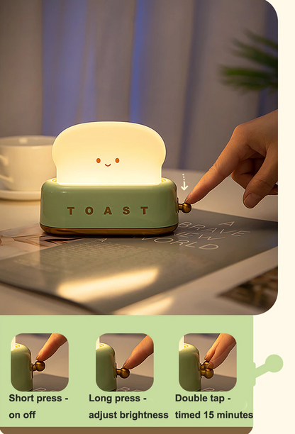 Adorable Toast Night Light